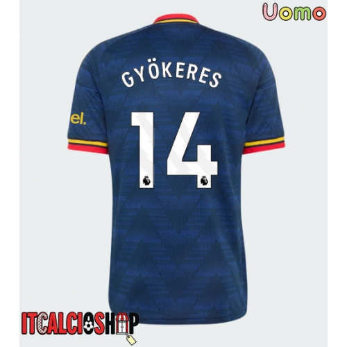 Arsenal Viktor Gyokeres #14 Seconda Maglia 2026-27 Manica Corta